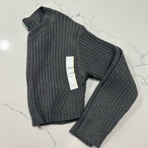 Wild Fable Gray Ribbed Sweater